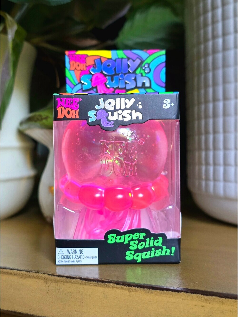 NIB Authenic Schylling Needoh JellySquish PINK